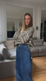 Charger l'image dans la visionneuse de galerie, Pull à rayures