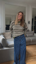 Charger l'image dans la visionneuse de galerie, Pull à rayures