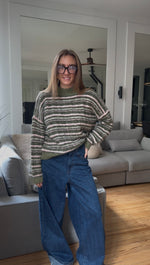 Charger l'image dans la visionneuse de galerie, Pull à rayures