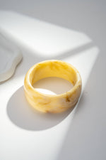 Charger l'image dans la visionneuse de galerie, Bracelets Jonc Résine Femme – Écru Terracotta Brun