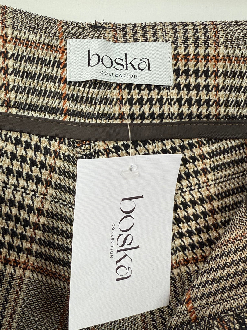 Pantalon large boska à carreaux
