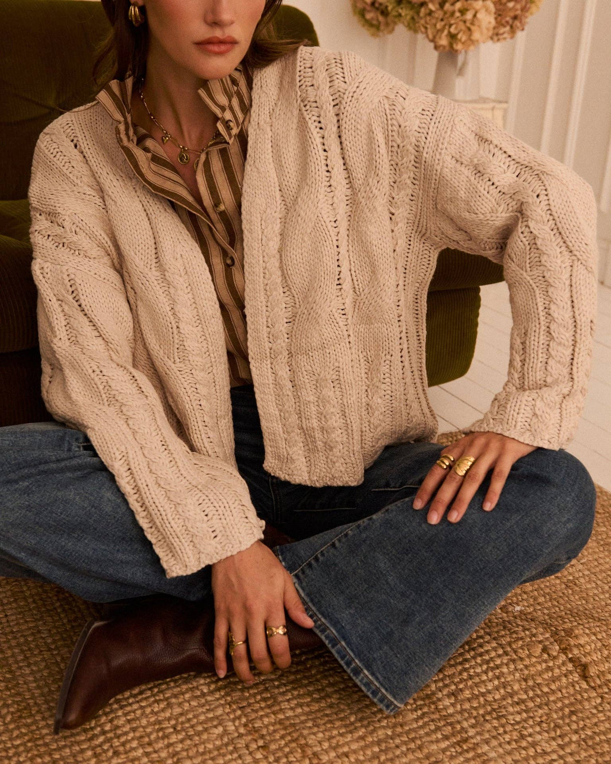 Cardigan Stellan Taupe