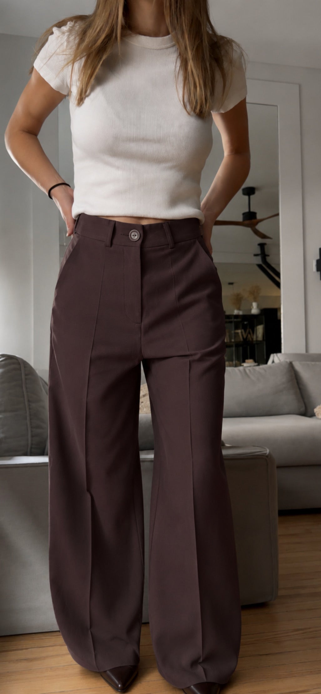 Pantalon Alicia Chocolat