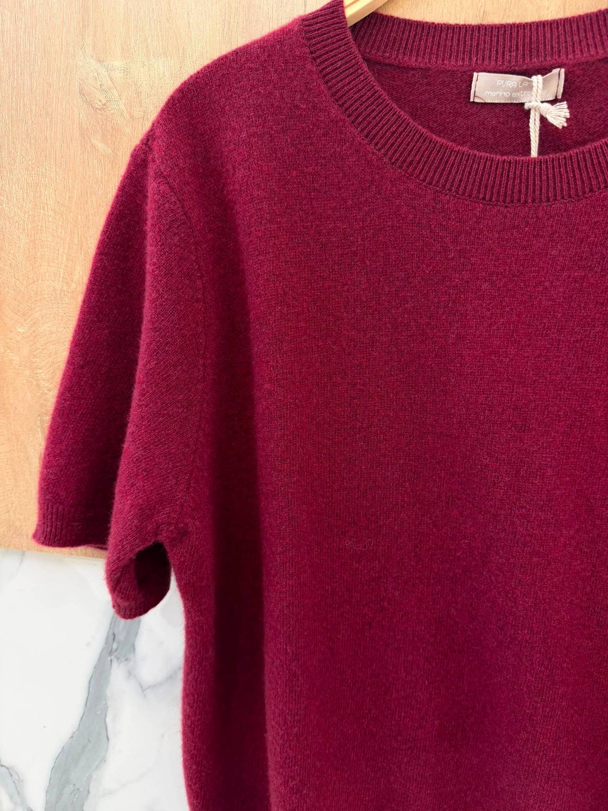 Pull Maille Douce Manches Courtes