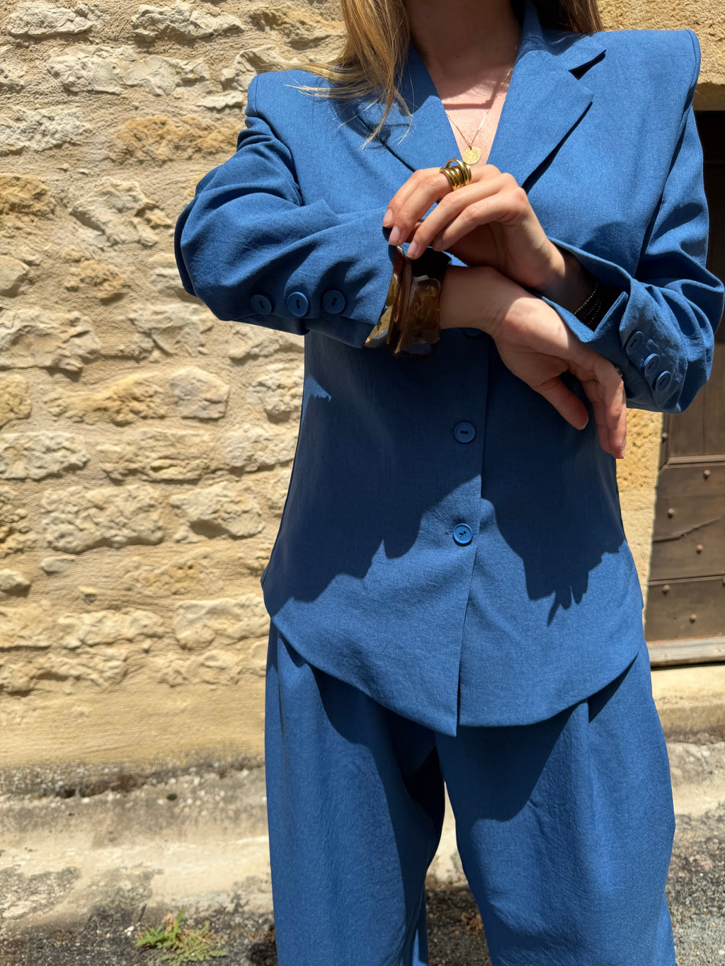 Chemise Blazer Sara Bleu jean