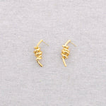 Charger l'image dans la visionneuse de galerie, Boucles d'oreilles en acier multi-spirales: Or