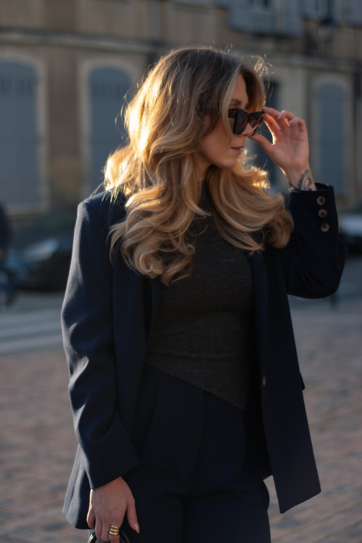 Blazer Classique boska bleu marine