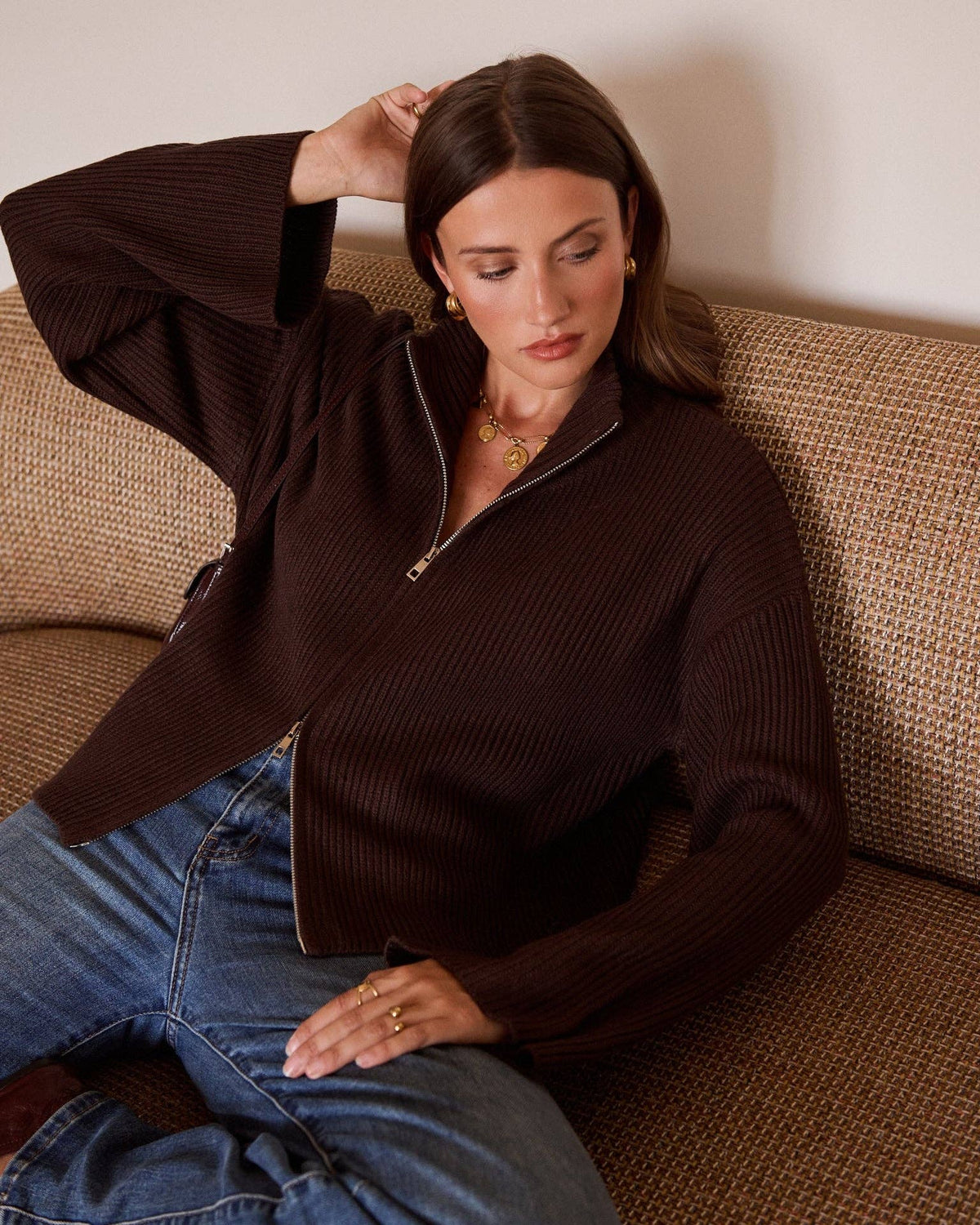 Gilet Andy: Marron