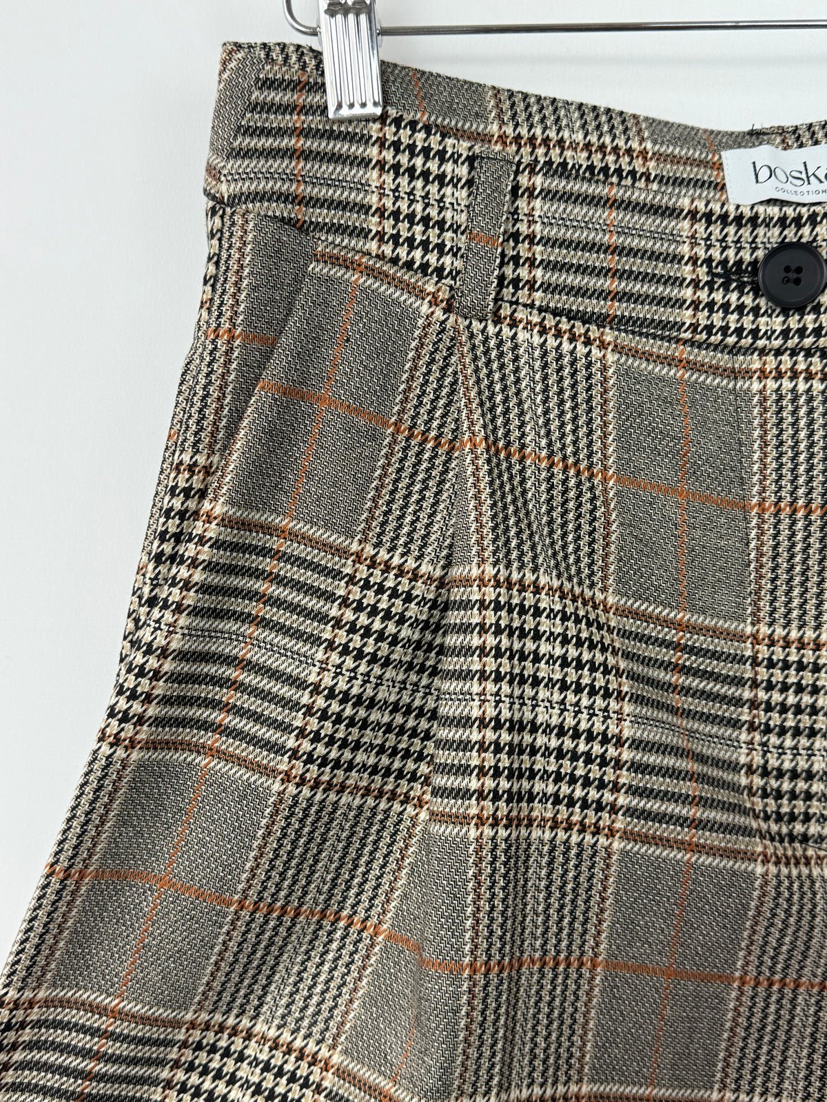 Pantalon large boska à carreaux