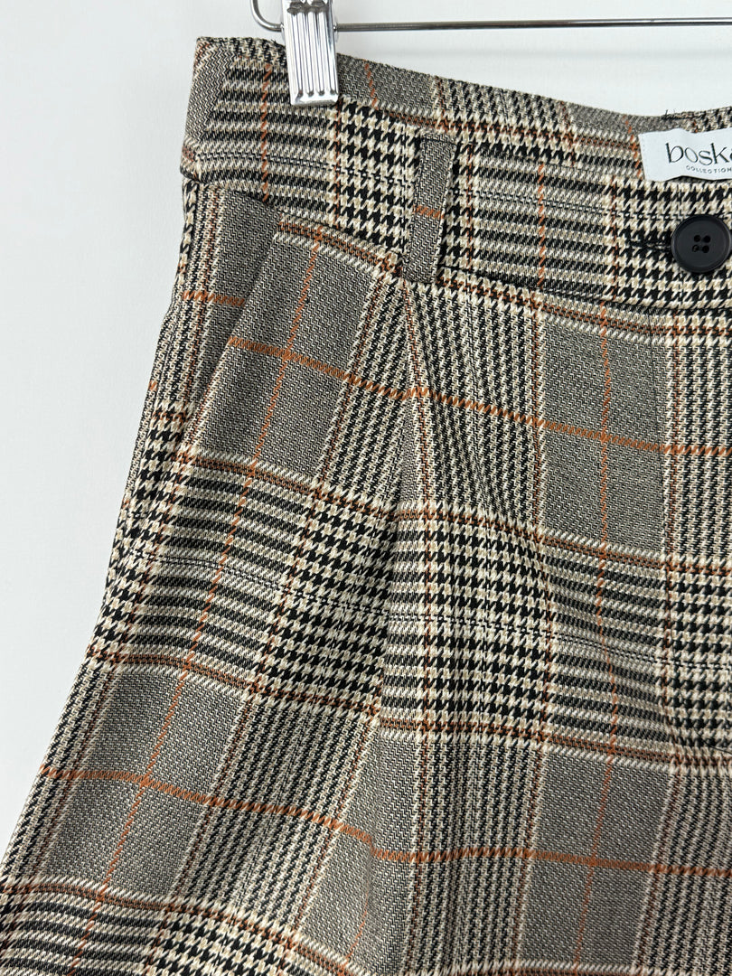 Pantalon large boska à carreaux