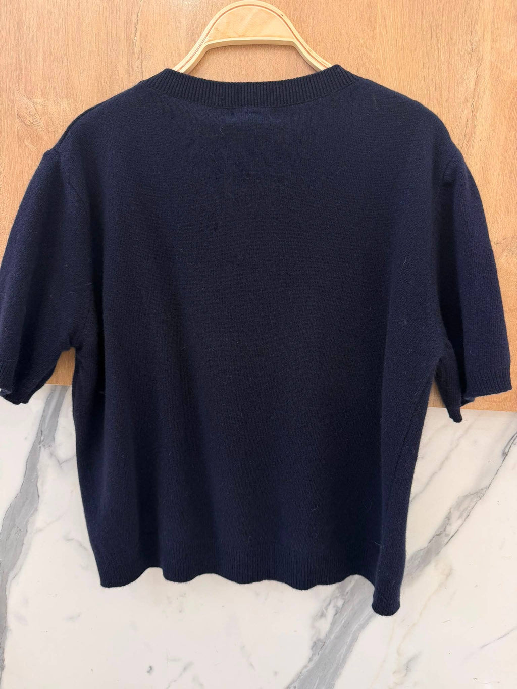 Pull Maille Douce Manches Courtes