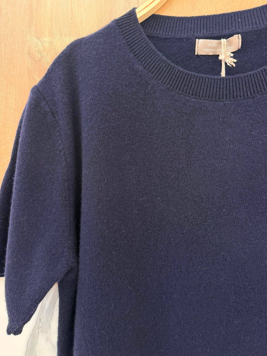 Pull Maille Douce Manches Courtes