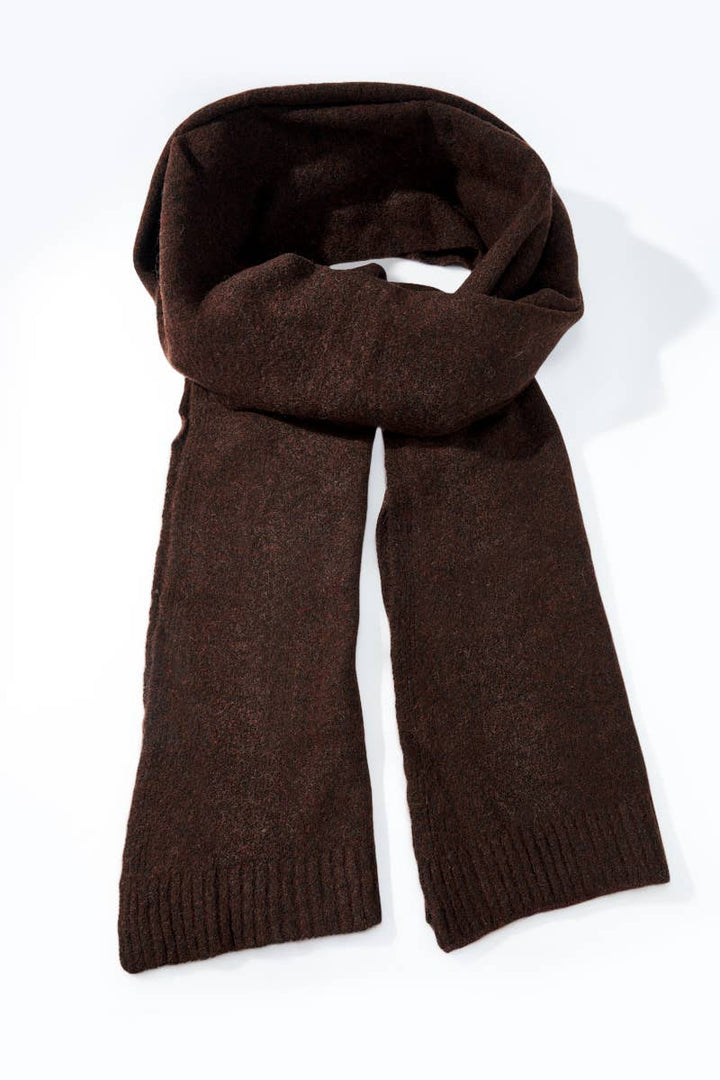 Écharpe en laine Brun / 70% Laine - 30% Viscose