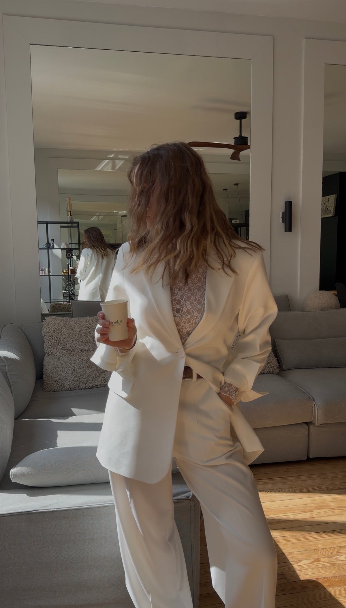 Blazer Alicia boska blanc