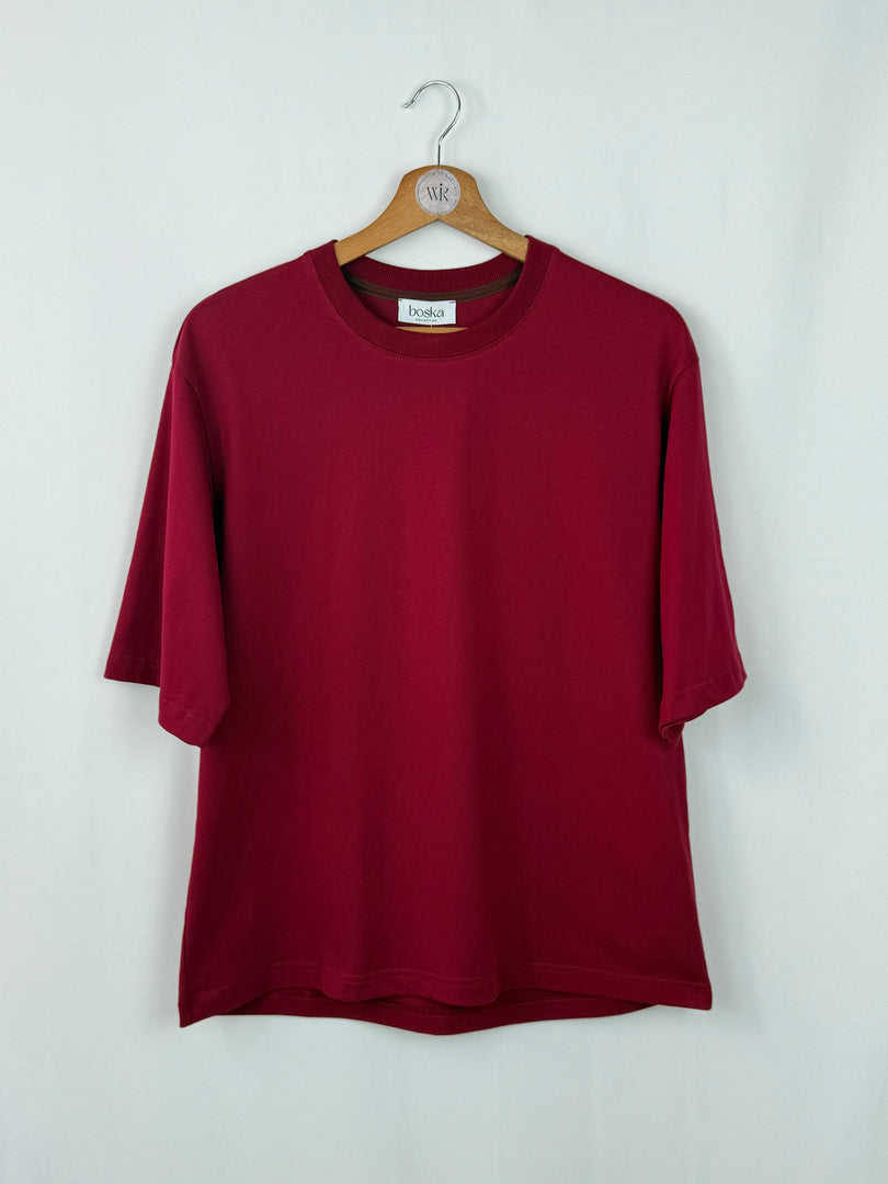 T-shirt classique boska bordeaux