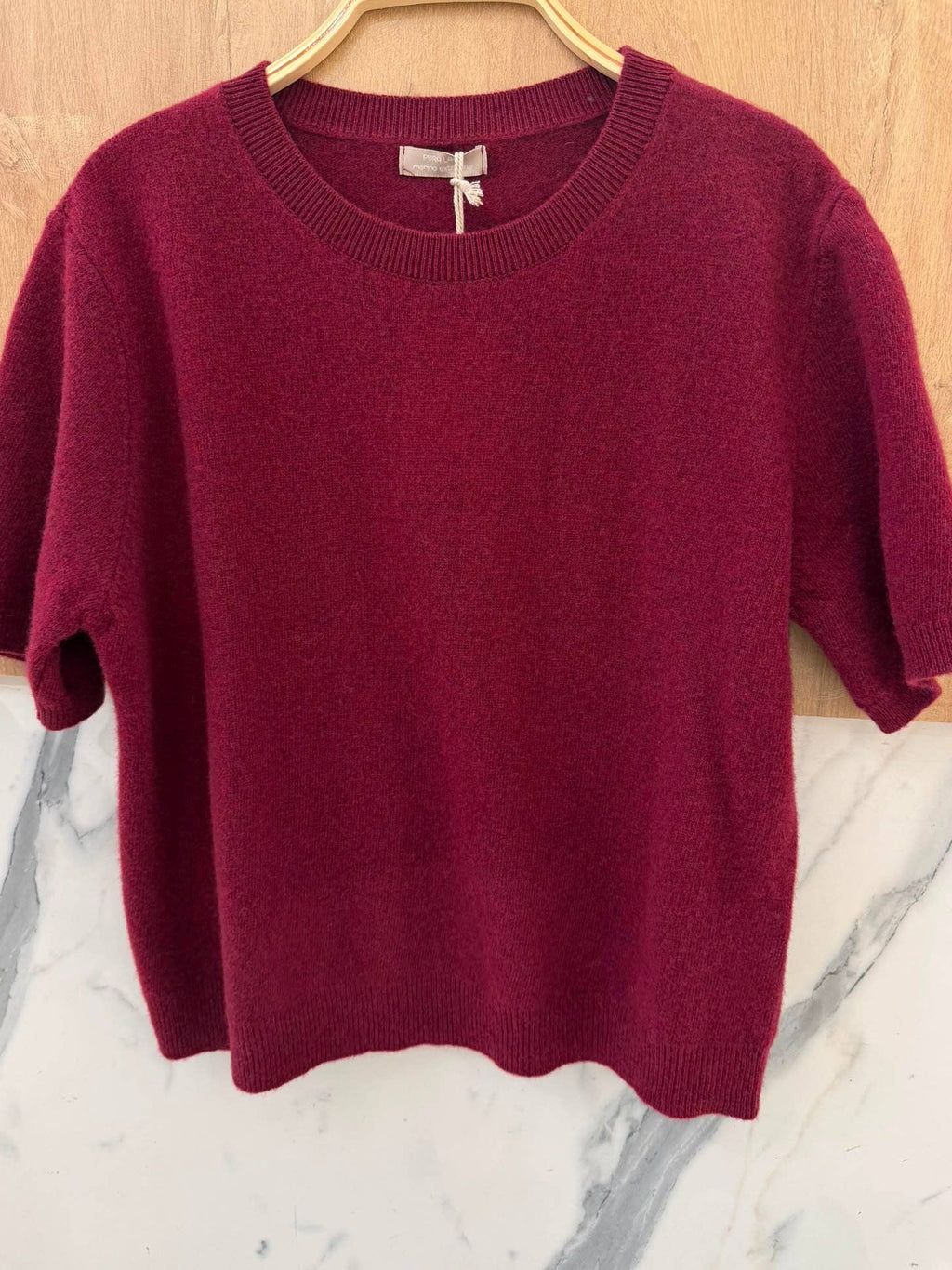 Pull Maille Douce Manches Courtes