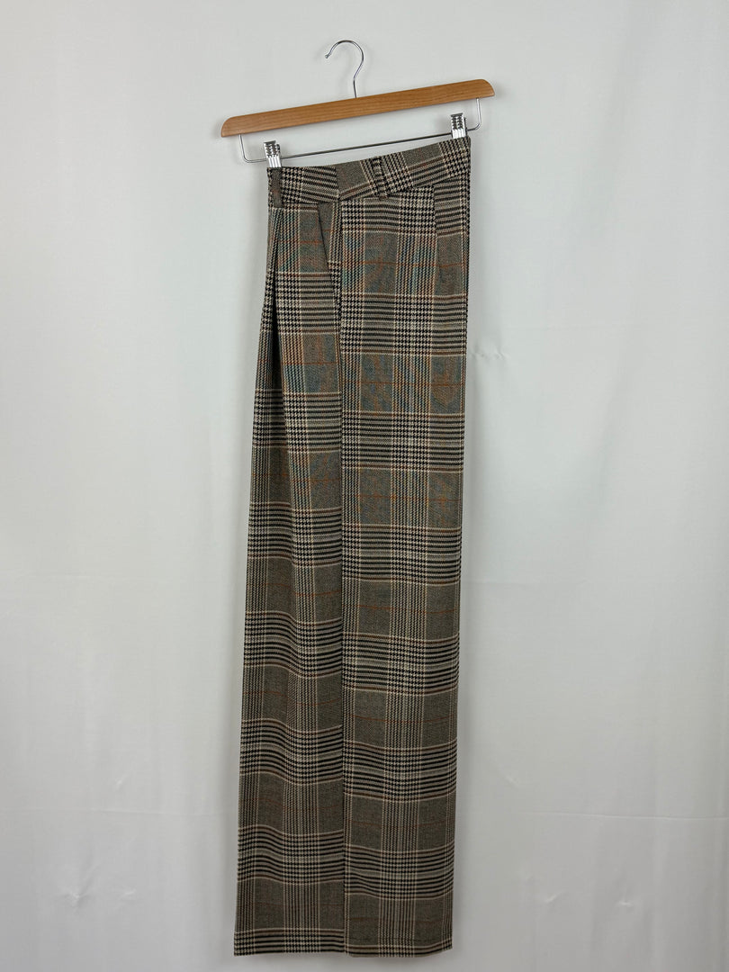 Pantalon large boska à carreaux