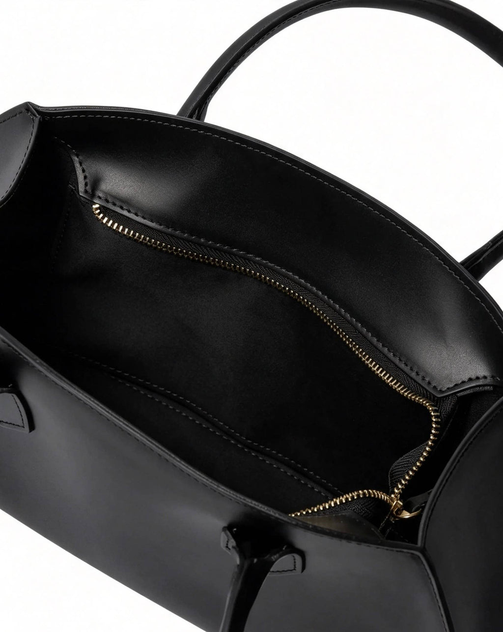 Grand sac à l'épaule en cuir de veau Box – Fabriqué en Italie
