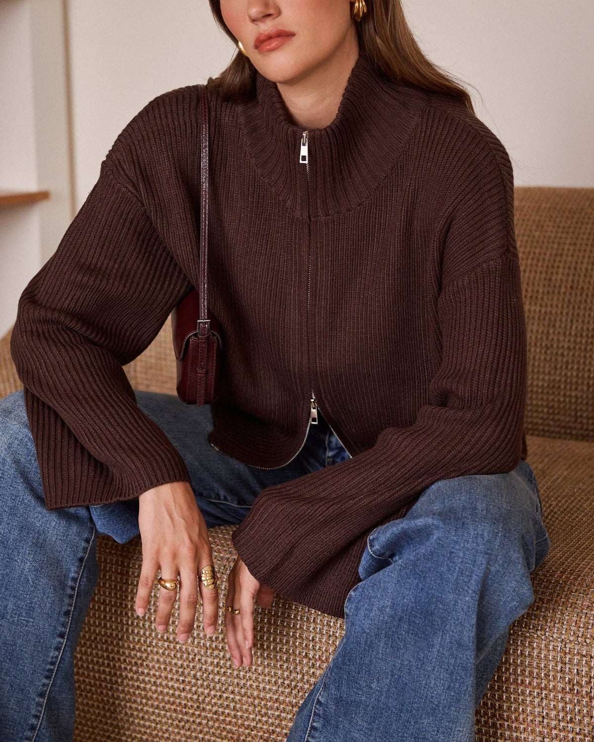 Gilet Andy: Marron
