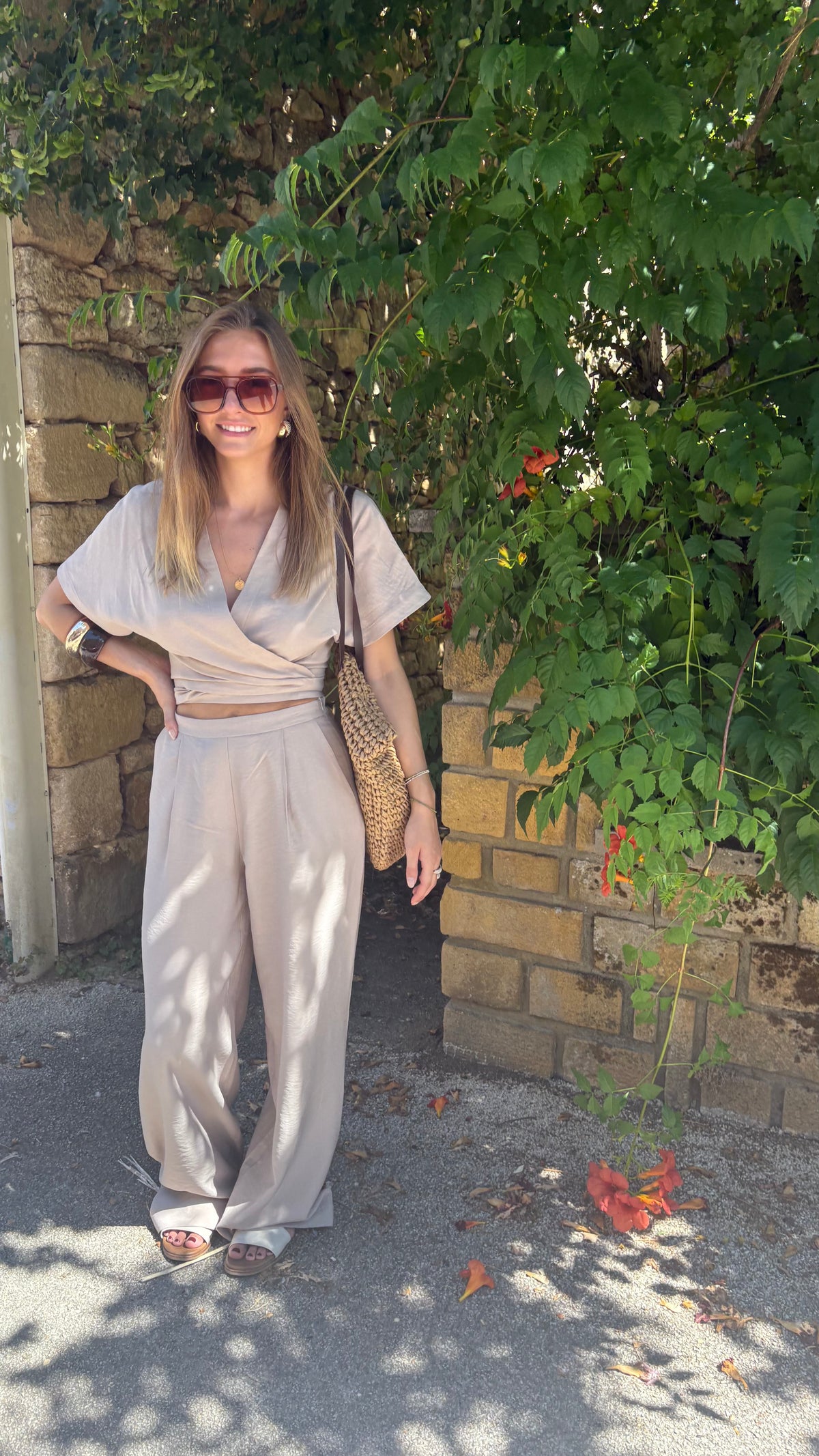 Pantalon Elena boska beige