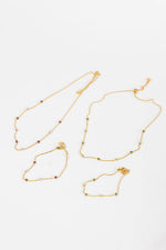 Charger l'image dans la visionneuse de galerie, COLLIER Summer Anthem: Vert / Or