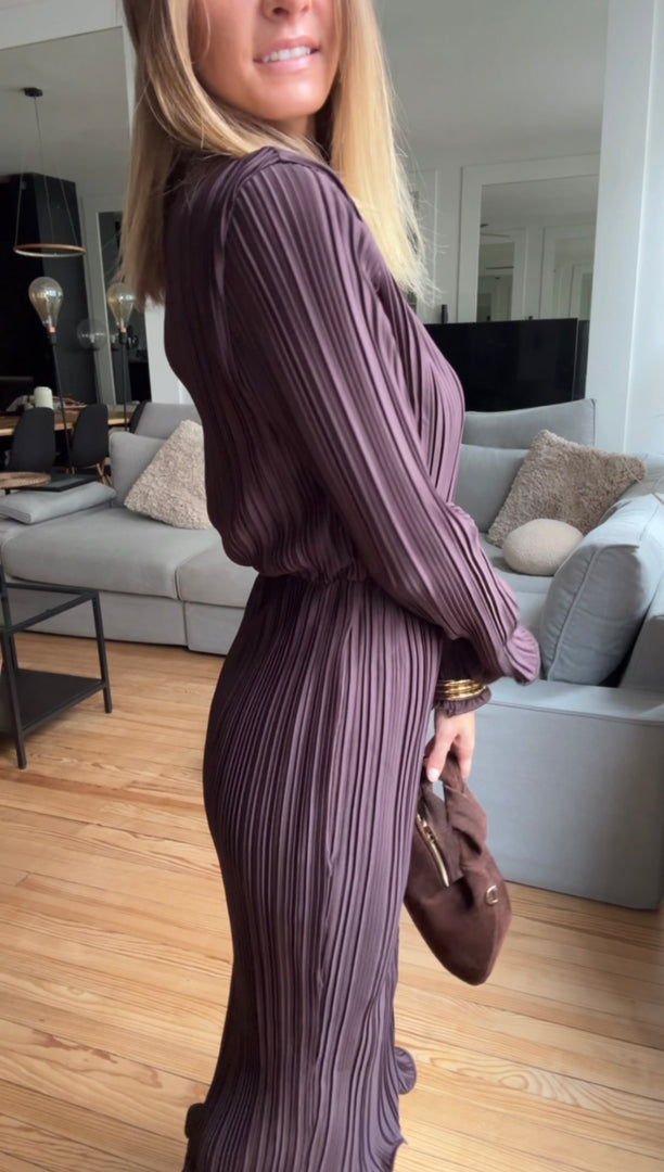 Robe plissé