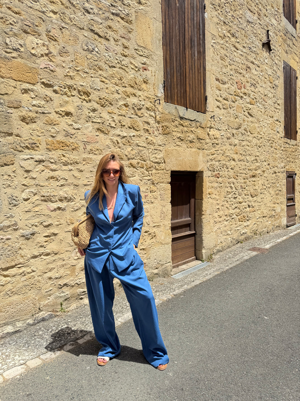 Chemise Blazer Sara Bleu jean