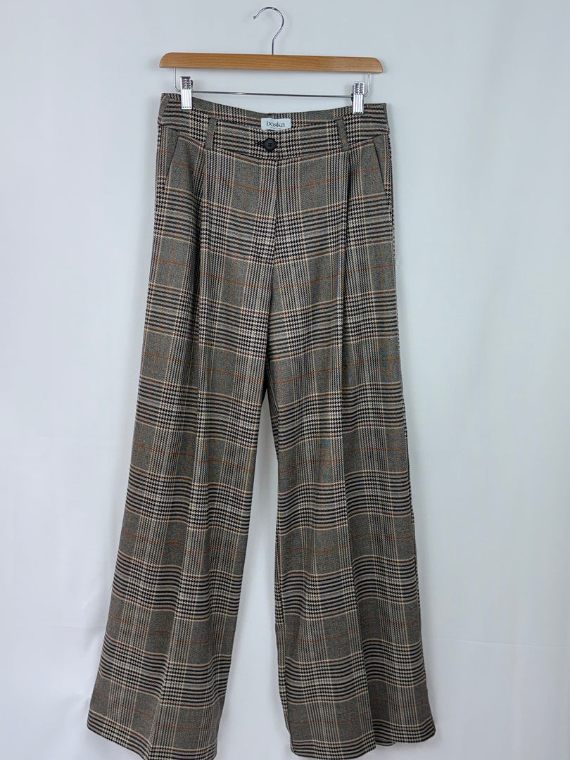 Pantalon large boska à carreaux