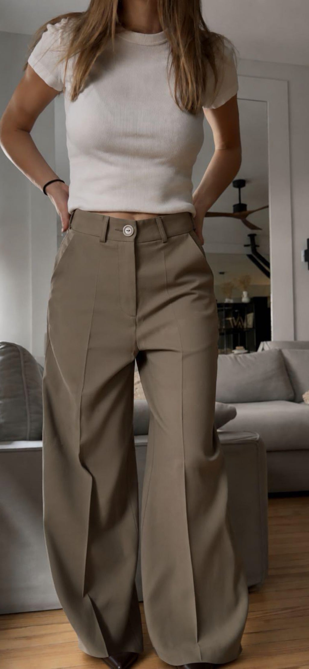 Pantalon Alicia Kaki