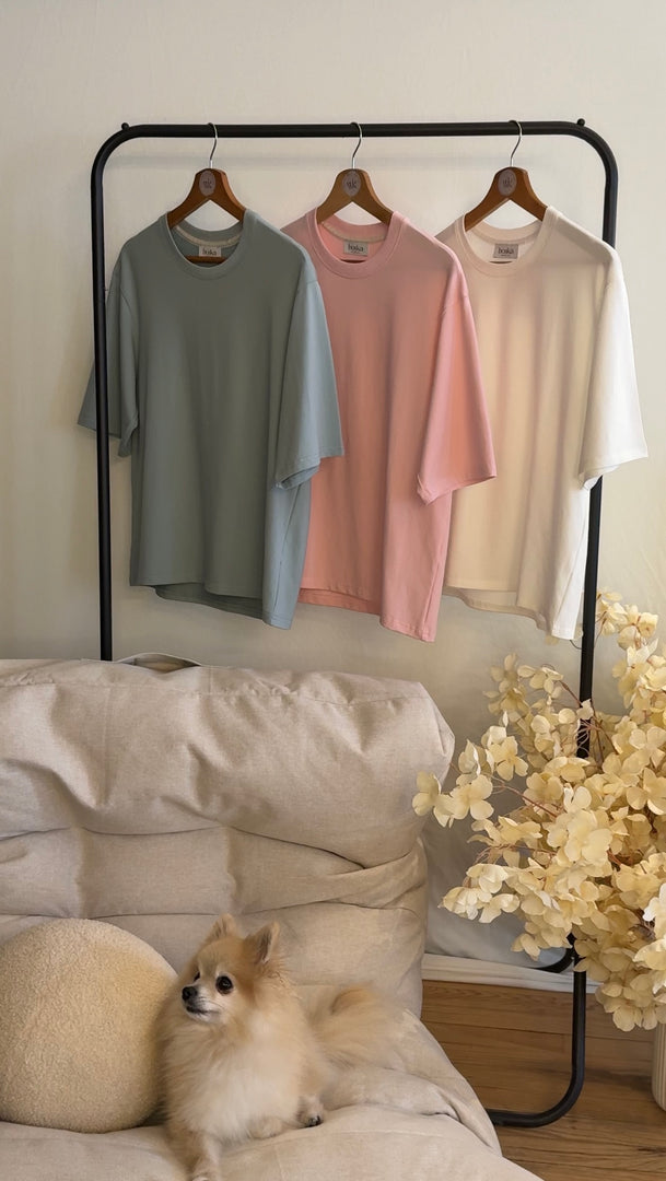 T-shirt classique boska crème