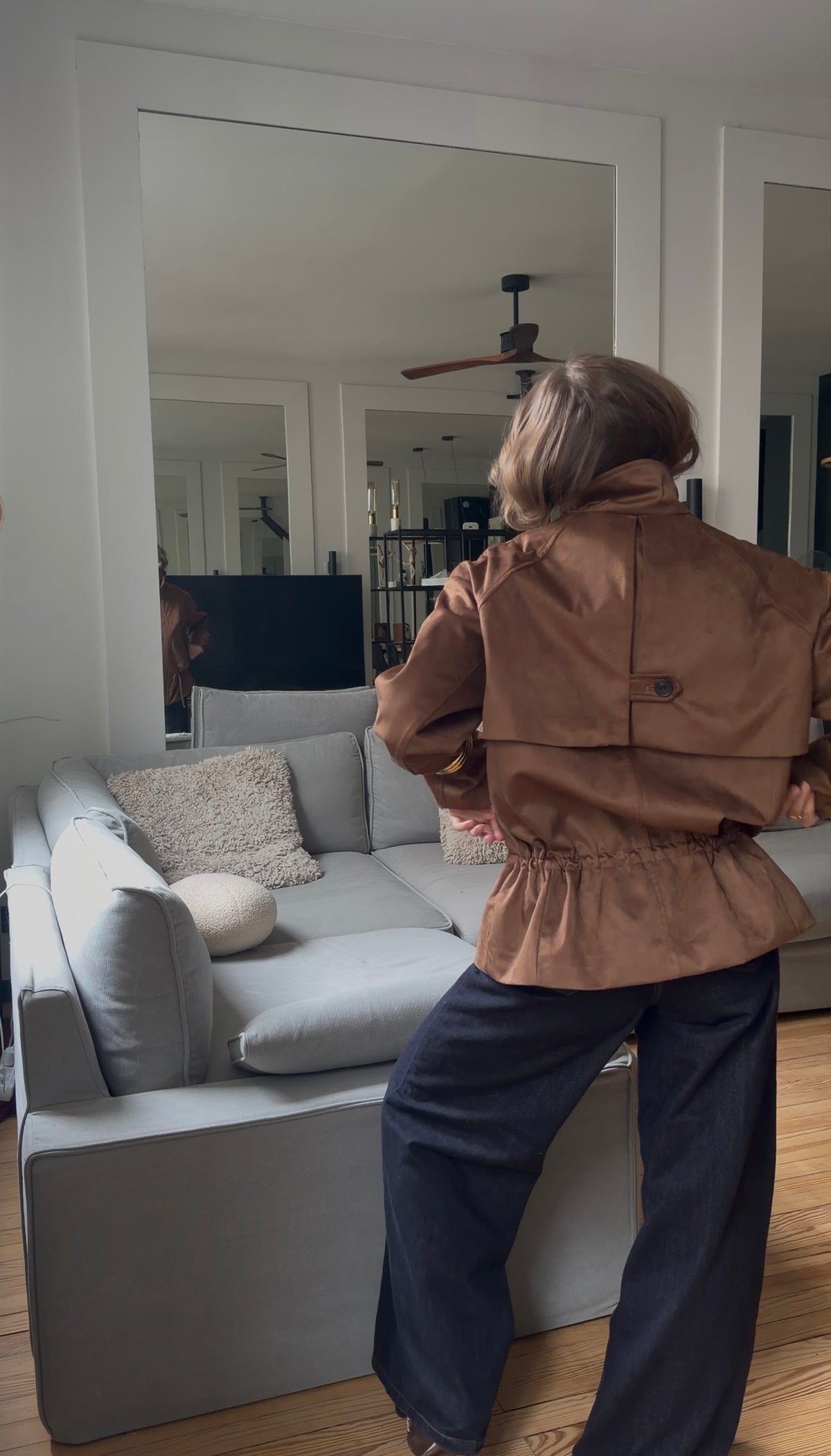 Veste en daim