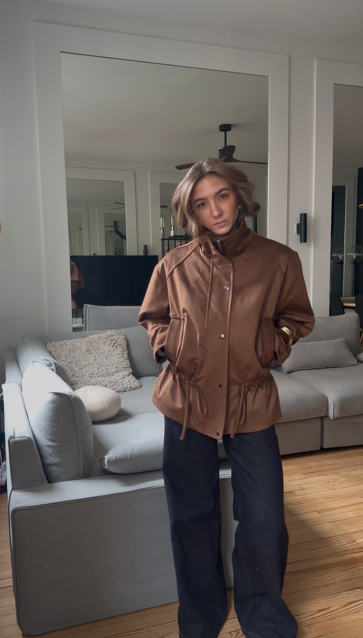 Veste en daim