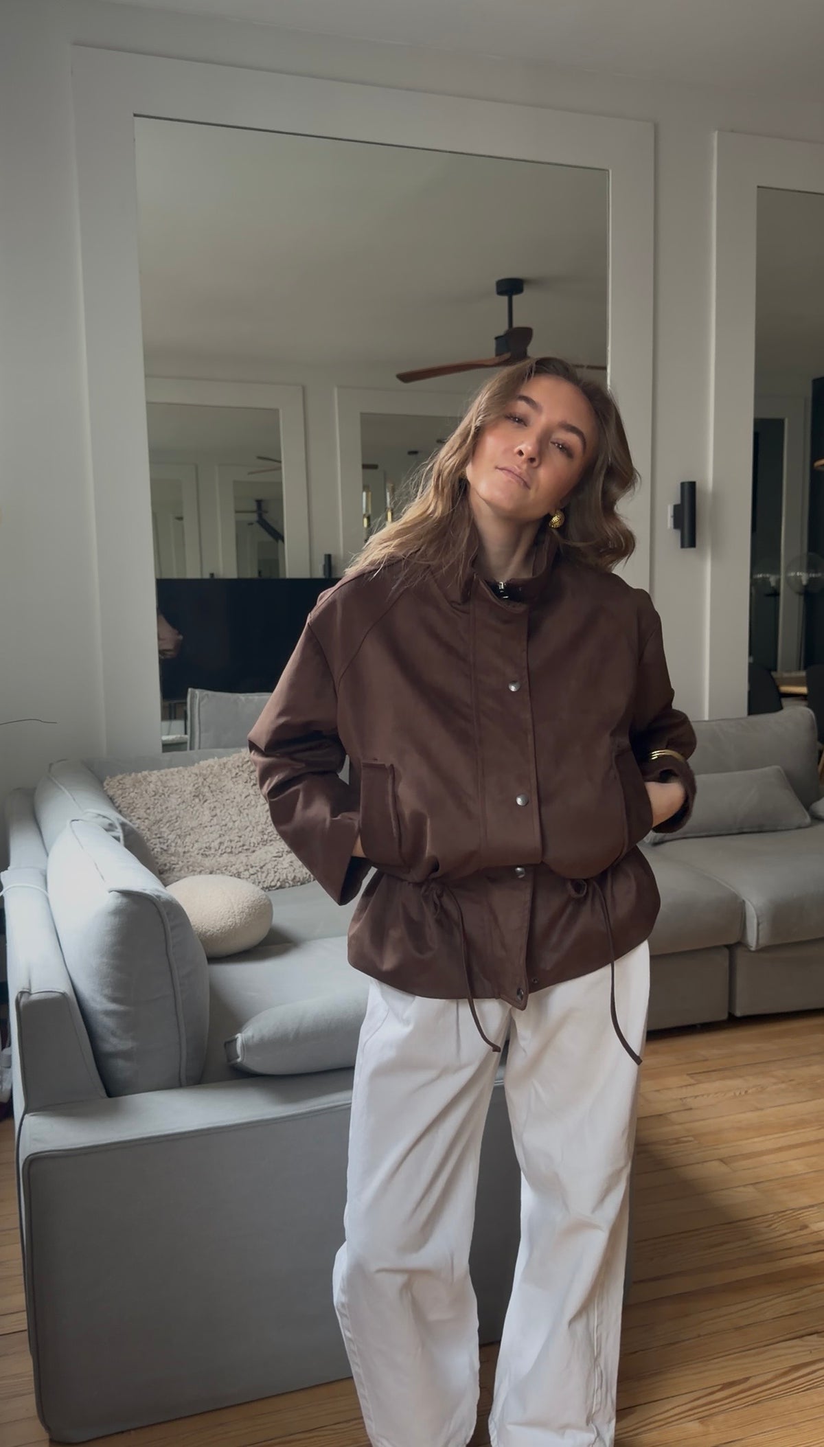 Veste en daim