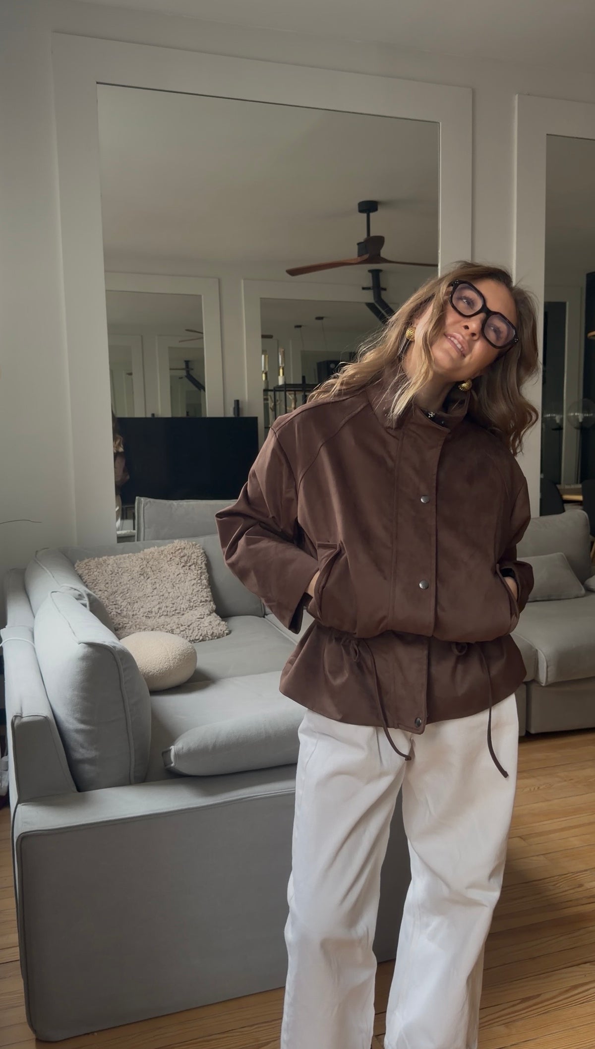 Veste en daim