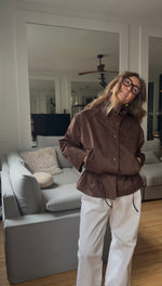 Charger l'image dans la visionneuse de galerie, Veste en daim