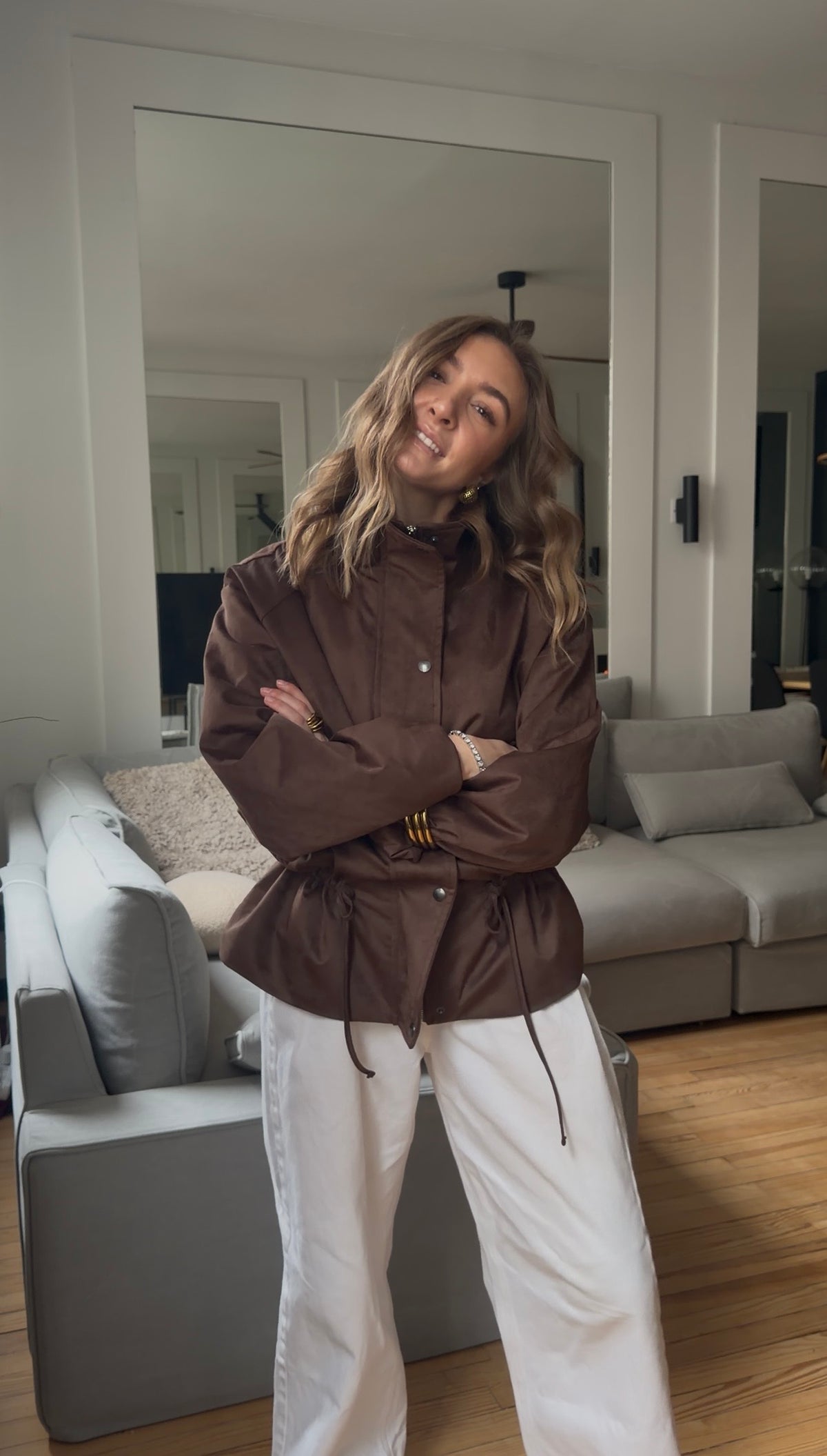 Veste en daim