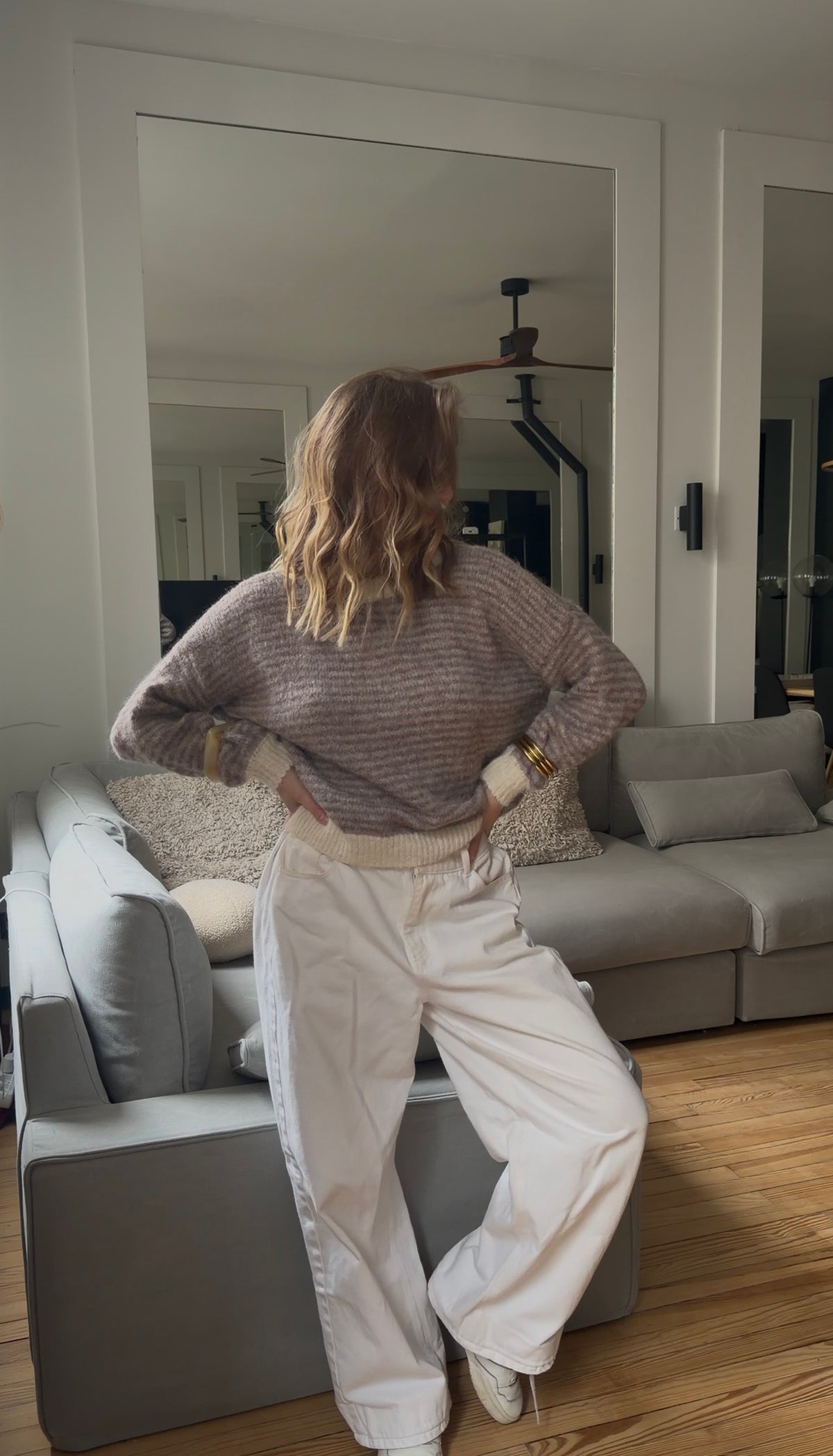 Pull à rayures