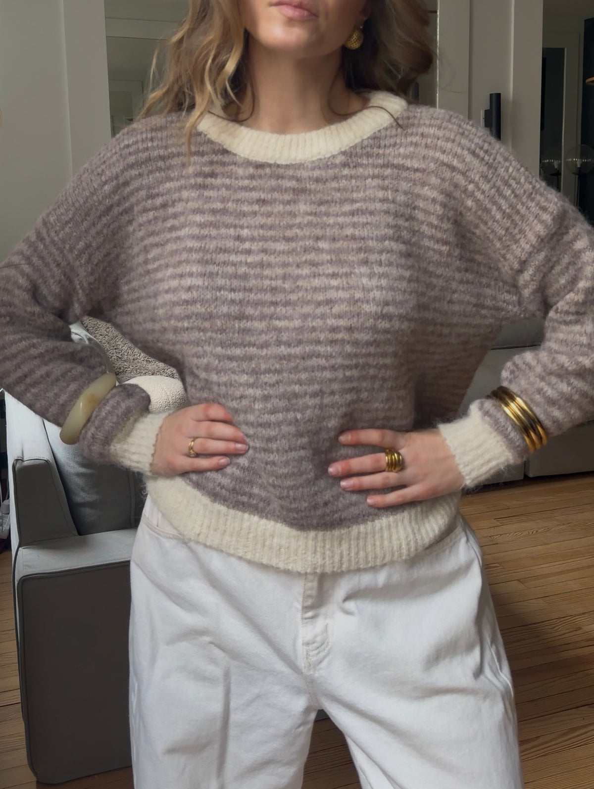 Pull à rayures