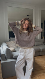 Charger l'image dans la visionneuse de galerie, Pull à rayures