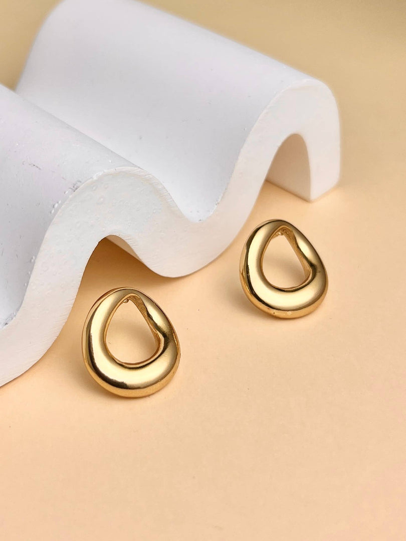 Boucle d'Oreille Rond en Acier Inoxydable