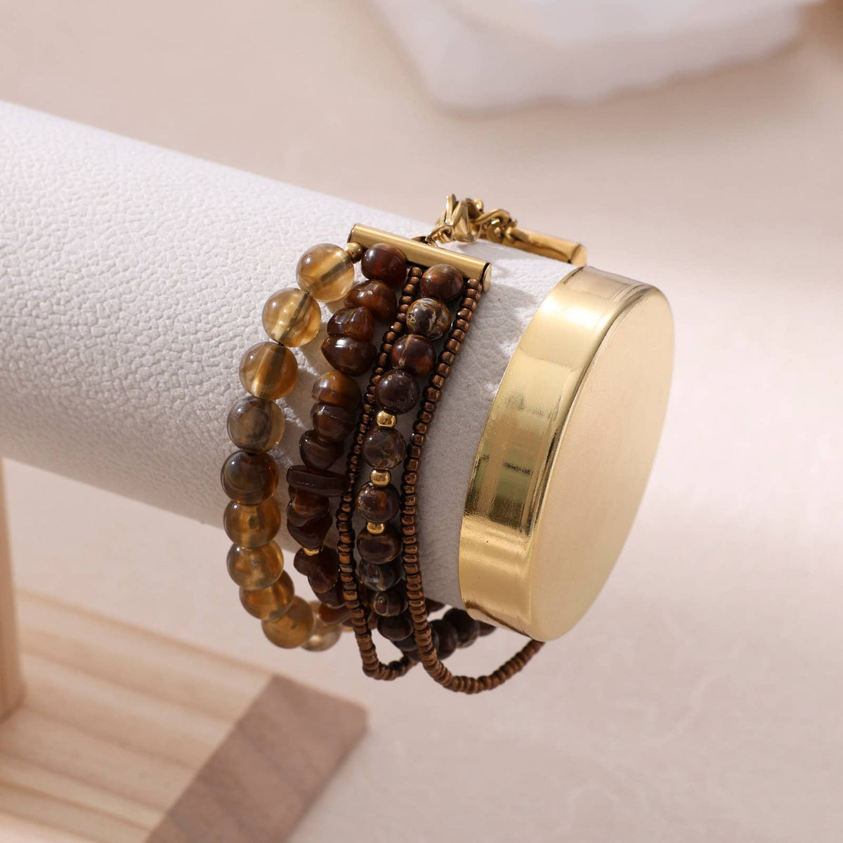 Bracelet Cybélia : Marron