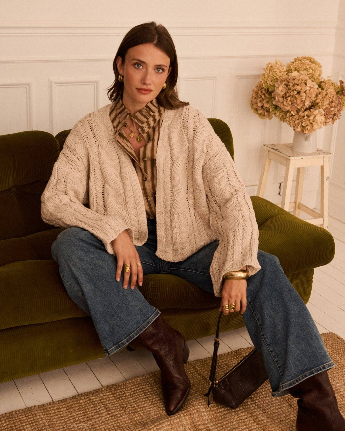 Cardigan Stellan Taupe