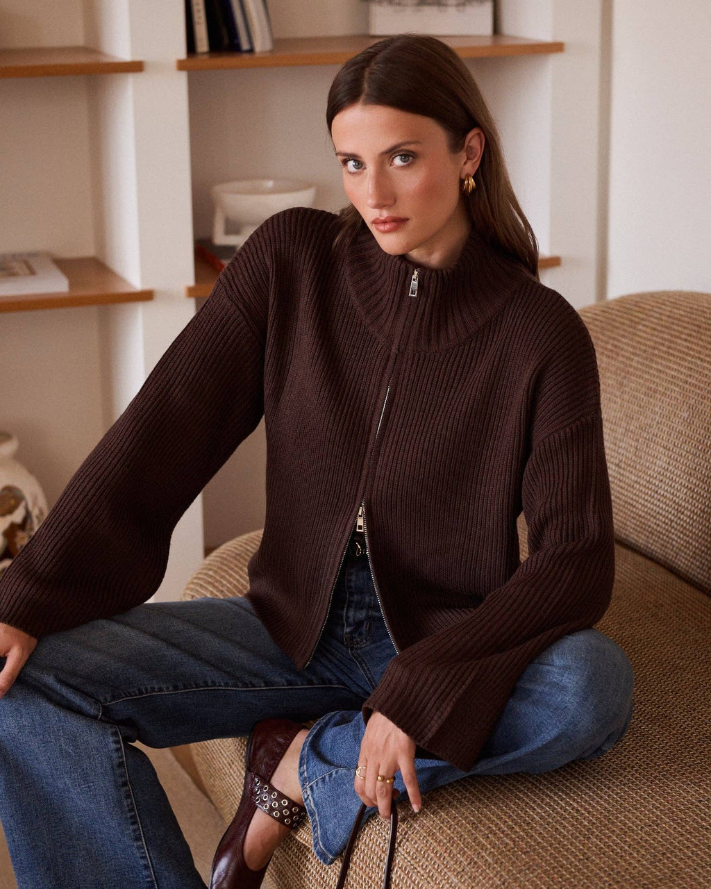 Gilet Andy: Marron