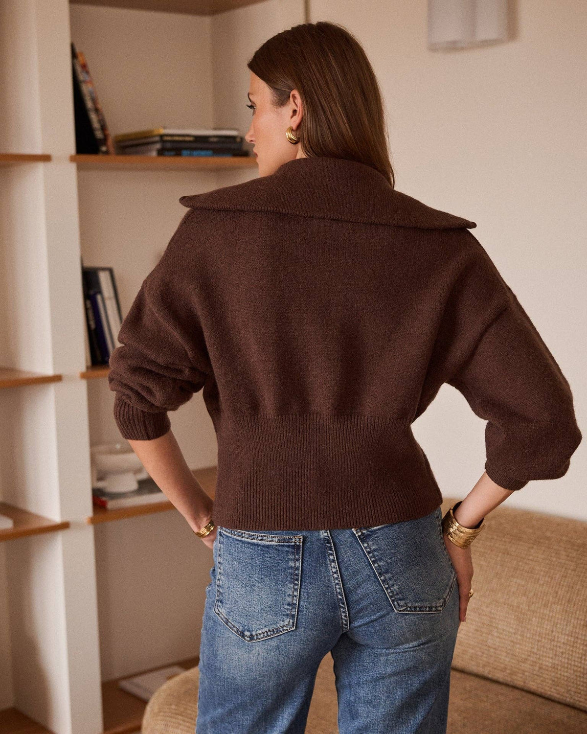 Gilet Silvère Marron
