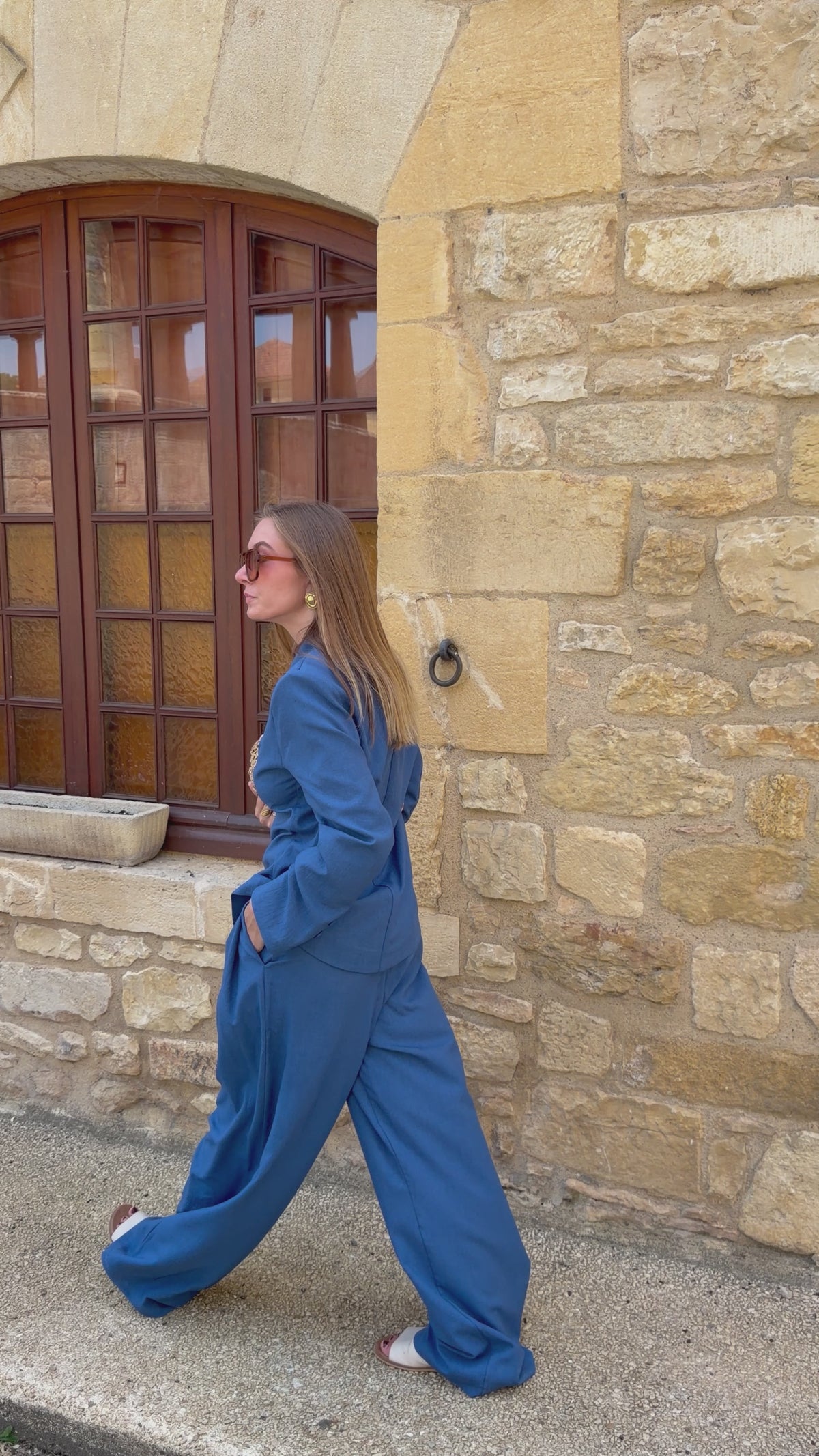 Chemise Blazer Sara Bleu jean